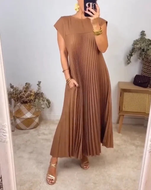 CD | Rochie maxi plisată elegantă