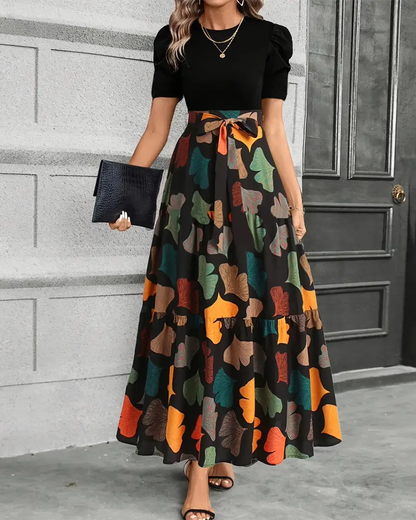 CD | Rochie imprimată elegantă și trendy