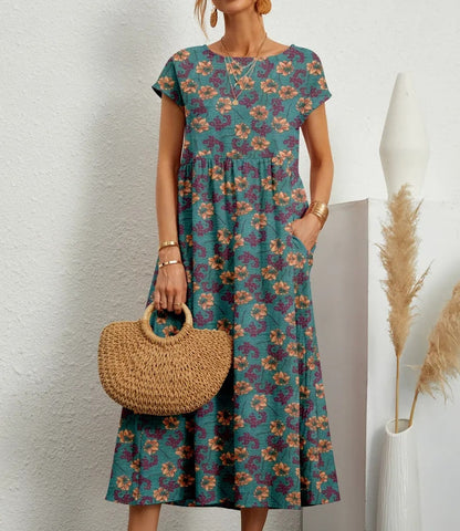 CD - Rochie florală fermecătoare