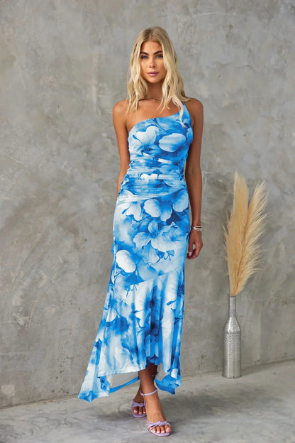 CD | Rochie midi florală elegantă pentru vreme caldă
