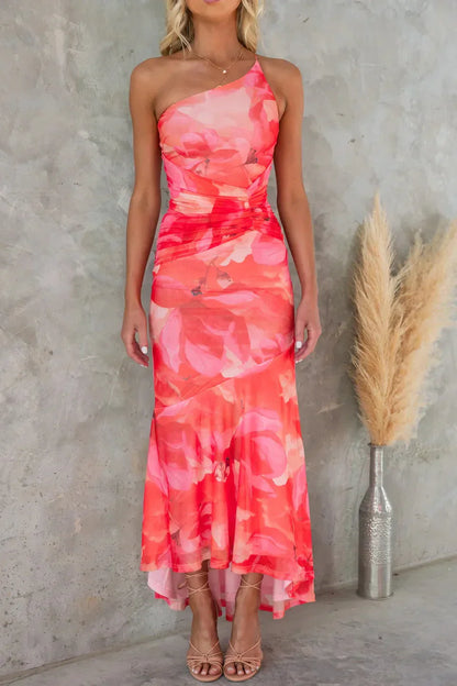 CD | Rochie midi florală elegantă pentru vreme caldă