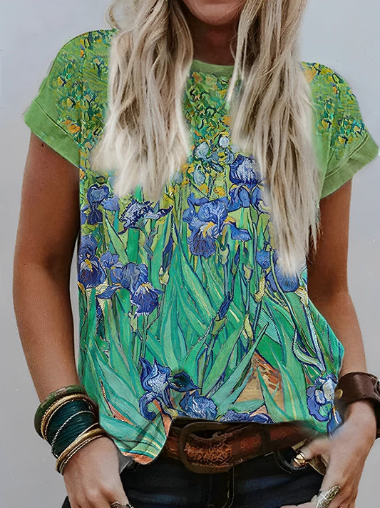 CD | Iris Van Gogh tricou imprimat