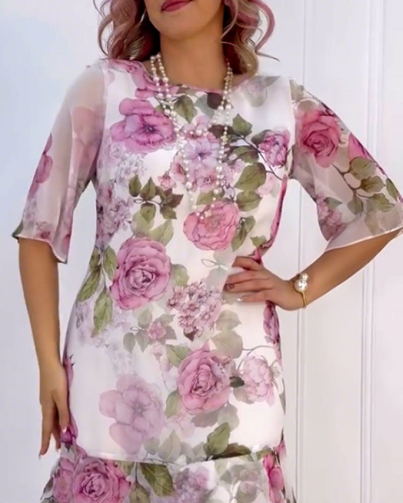 CD | Rochie Fashion Floral Print