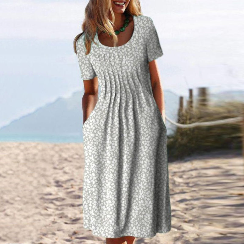 CD | Rochie midi elegantă imprimată