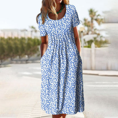 CD | Rochie midi elegantă imprimată