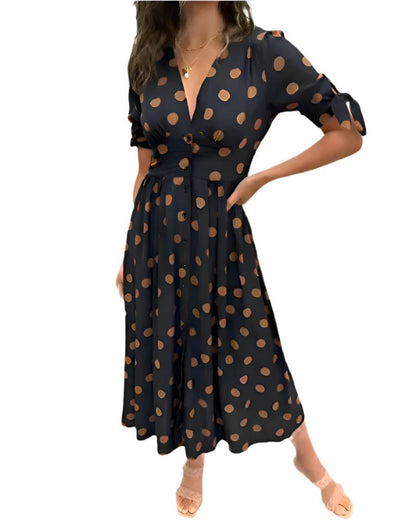 CD | Elegant în jos rochie midi
