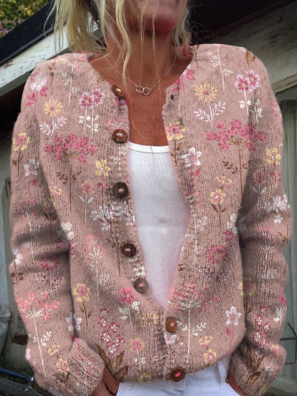 CD | Cardigan cu model floral