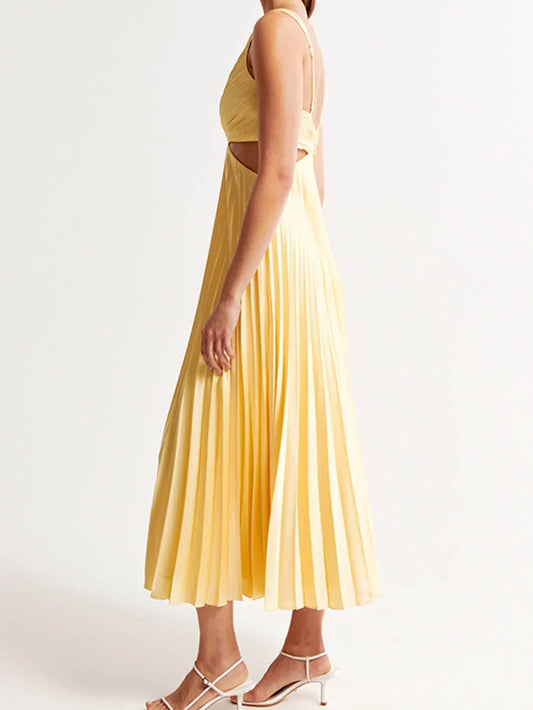 CD | Rochie midi plisată elegantă pentru femei