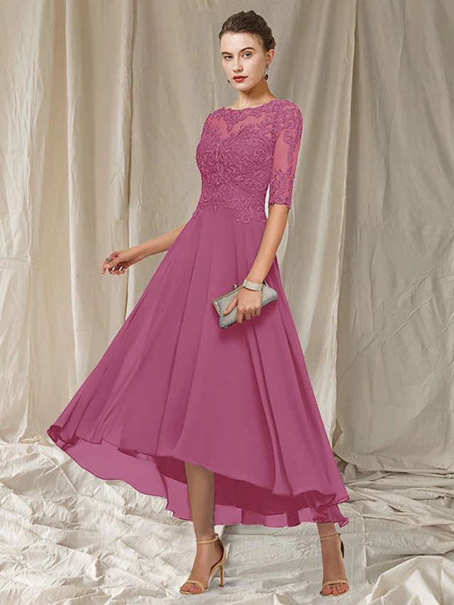 CD | Rochie elegantă de petrecere maxi cu dantelă