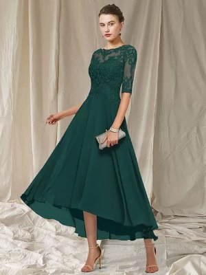 CD | Rochie elegantă de petrecere maxi cu dantelă