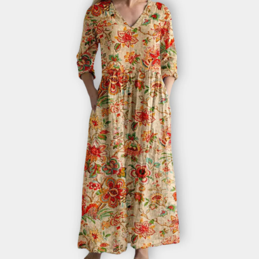 CD | Rochie maxi de o frumusețe boho fără efort