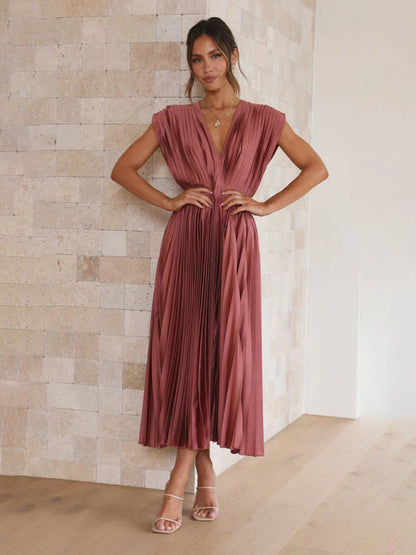 CD | Rochie Midi plisată ChicSelect