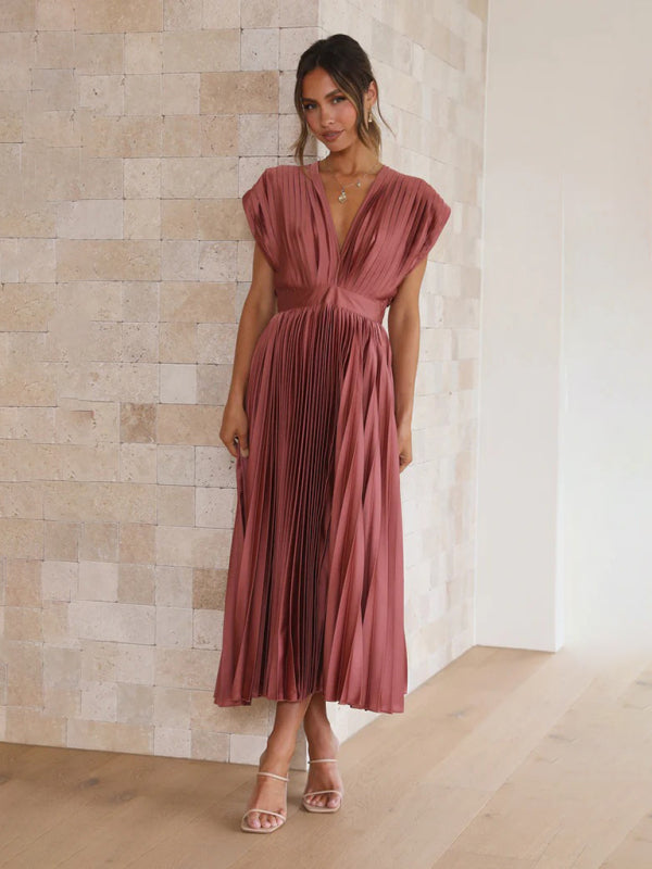 CD | Rochie Midi plisată ChicSelect