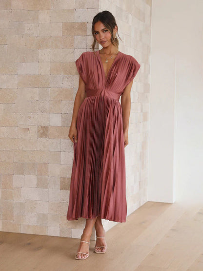 CD | Rochie Midi plisată ChicSelect