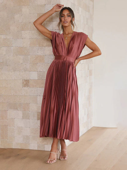 CD | Rochie Midi plisată ChicSelect