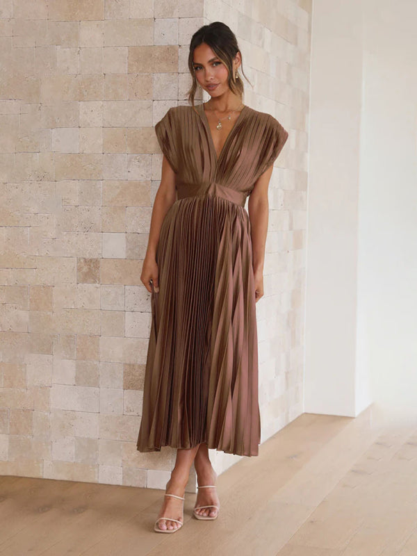 CD | Rochie Midi plisată ChicSelect