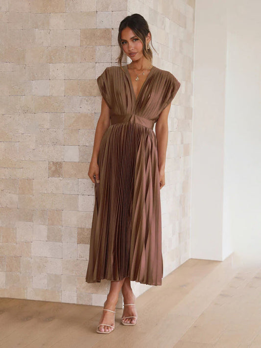 CD | Rochie Midi plisată ChicSelect