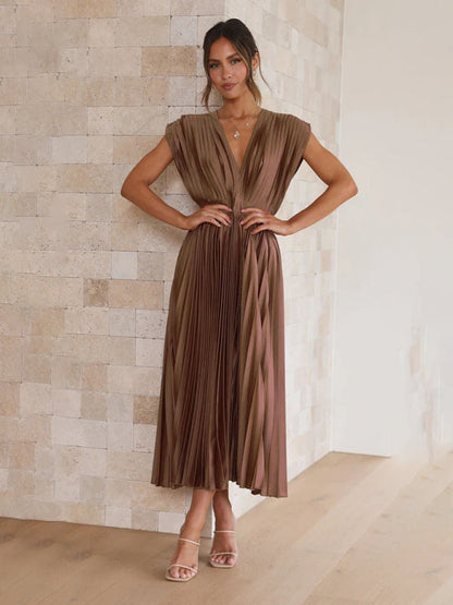 CD | Rochie Midi plisată ChicSelect