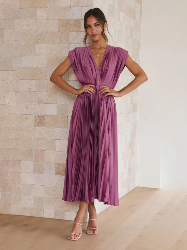 CD | Rochie Midi plisată ChicSelect
