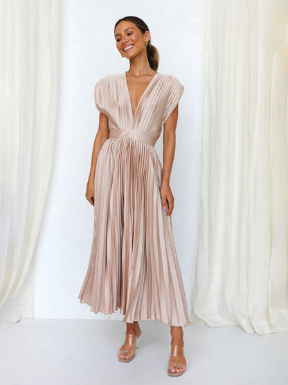 CD | Rochie Midi plisată ChicSelect