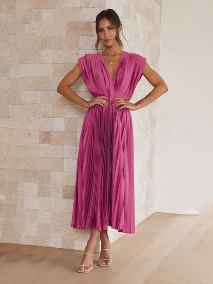 CD | Rochie Midi plisată ChicSelect