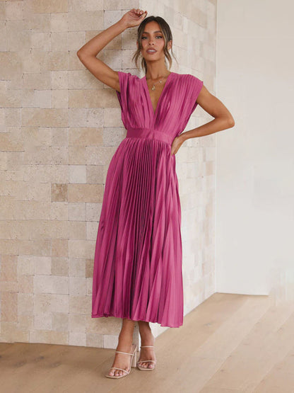 CD | Rochie Midi plisată ChicSelect