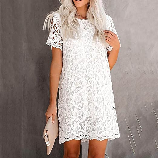 CD | - Rochie boho din dantelă albă