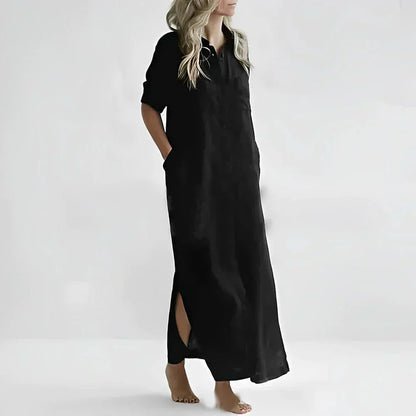CD | - Rochie lungă verde de vară