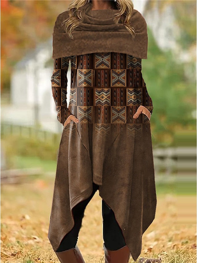 CD | Rochie de iarnă relaxată și elegantă