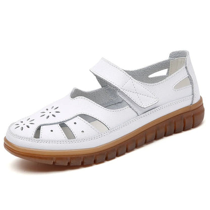 CD | Pantofi casual cu model floral perforat