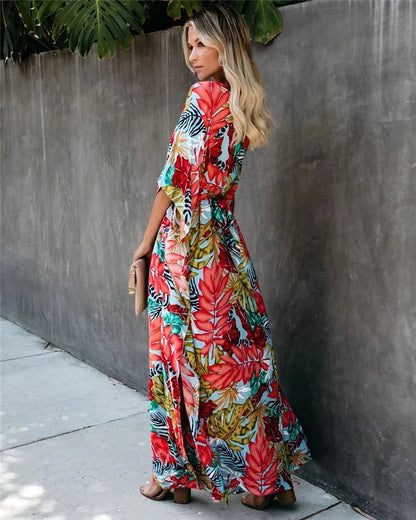 CD | Rochie maxi kimono Boho Breeze