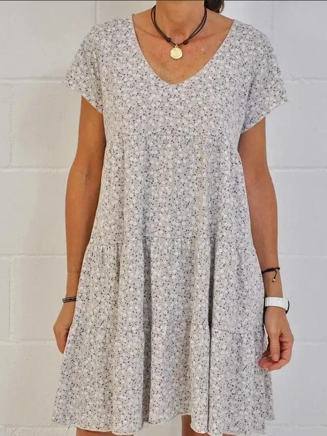 CD | Rochie midi cu decolteu în V