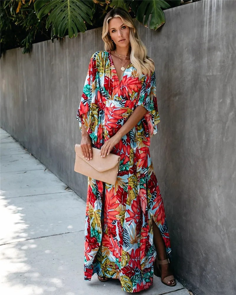CD | Rochie maxi kimono Boho Breeze