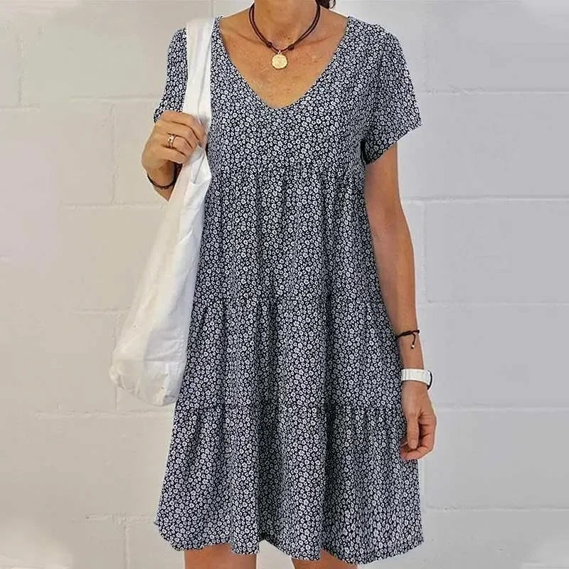 CD | Rochie midi cu decolteu în V