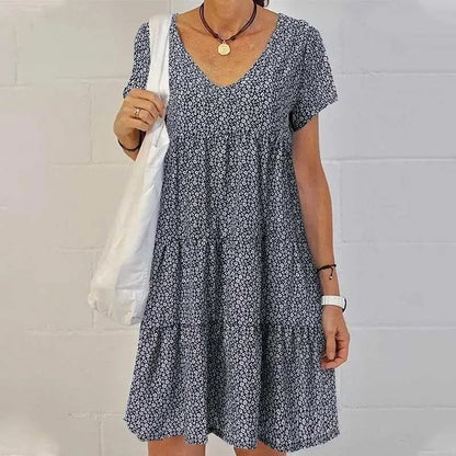 CD | Rochie midi cu decolteu în V