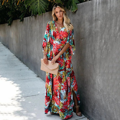CD | Rochie maxi kimono Boho Breeze