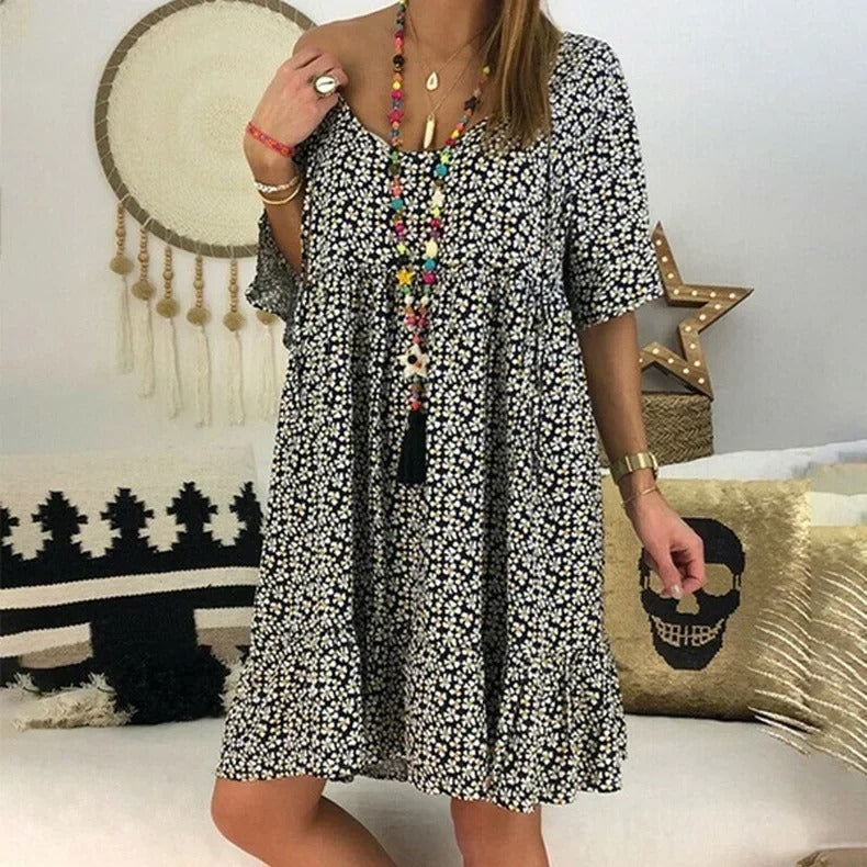 CD | Rochie midi cu decolteu în V