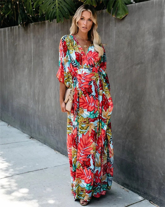 CD | Rochie maxi kimono Boho Breeze