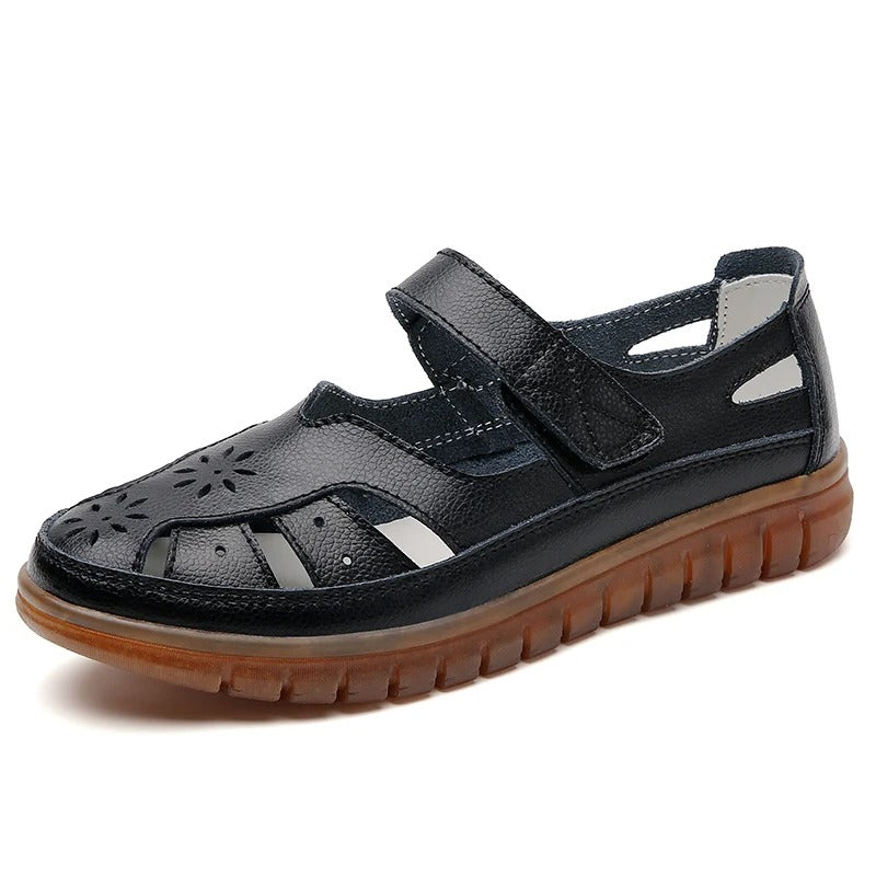 CD | Pantofi casual cu model floral perforat