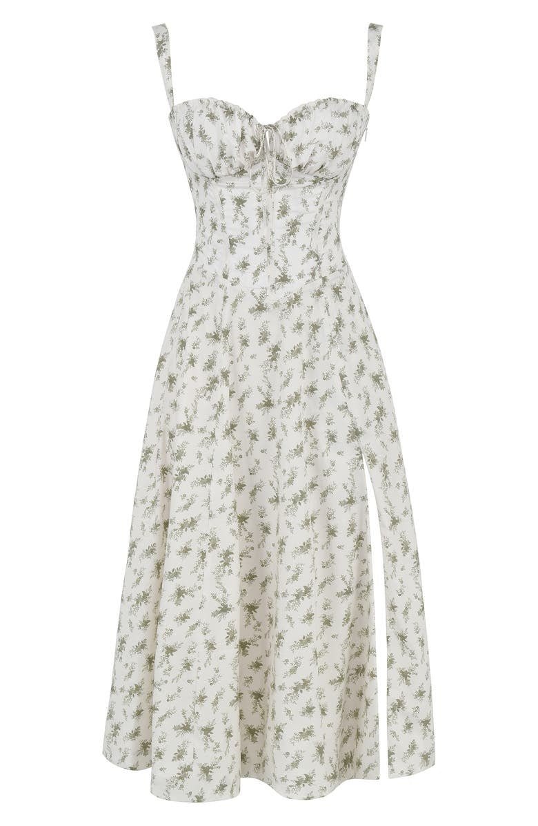CD | Rochie de vară midi cu bretele și crăpătură pentru eleganță modernă