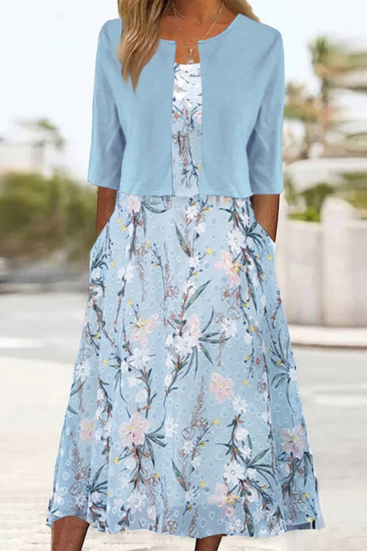 CD | Flori Rochie midi din două piese