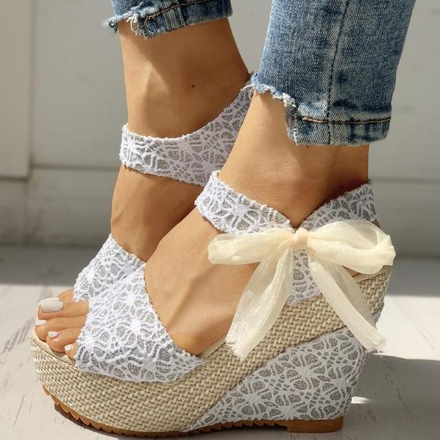 CD | Pantofi Wedges cu tocuri