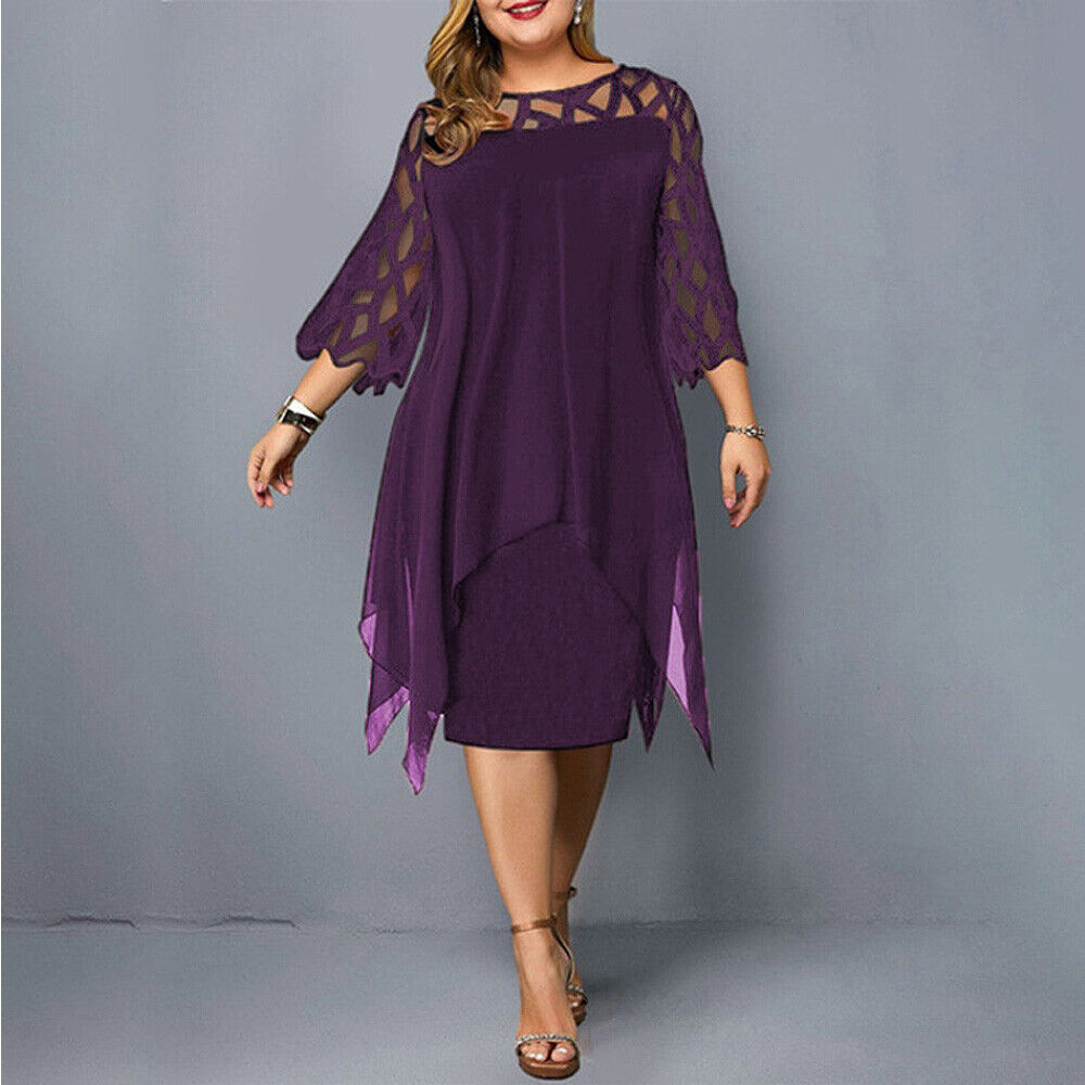 CD | Rochie midi elegantă în mărimi mari