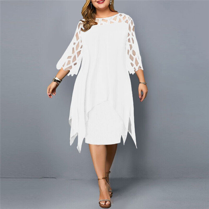 CD | Rochie midi elegantă în mărimi mari