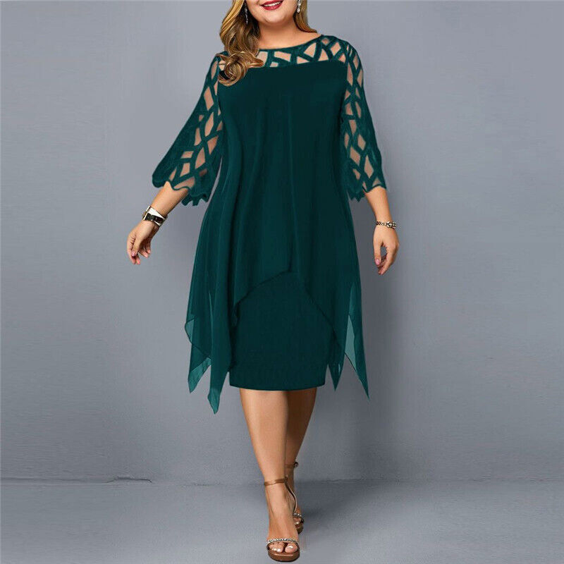 CD | Rochie midi elegantă în mărimi mari