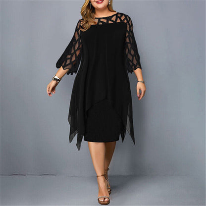 CD | Rochie midi elegantă în mărimi mari