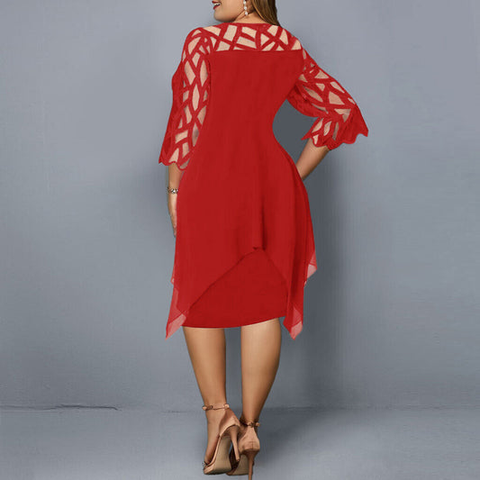 CD | Rochie midi elegantă în mărimi mari