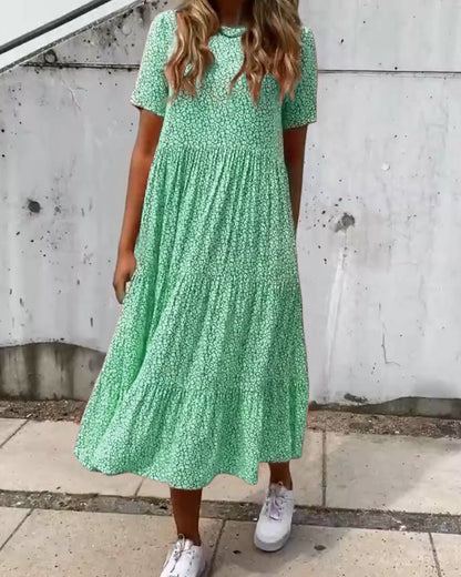 CD | Mira | Rochie midi înflorată