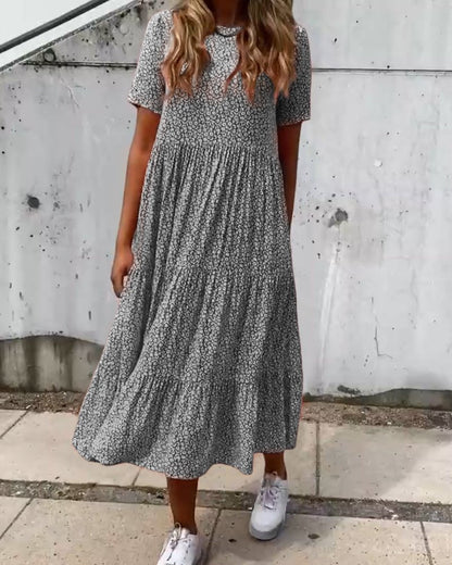 CD | Mira | Rochie midi înflorată