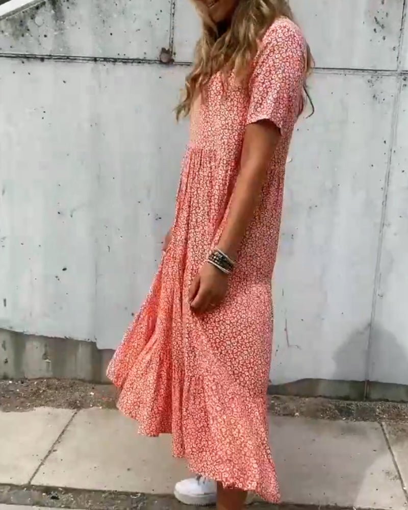 CD | Mira | Rochie midi înflorată